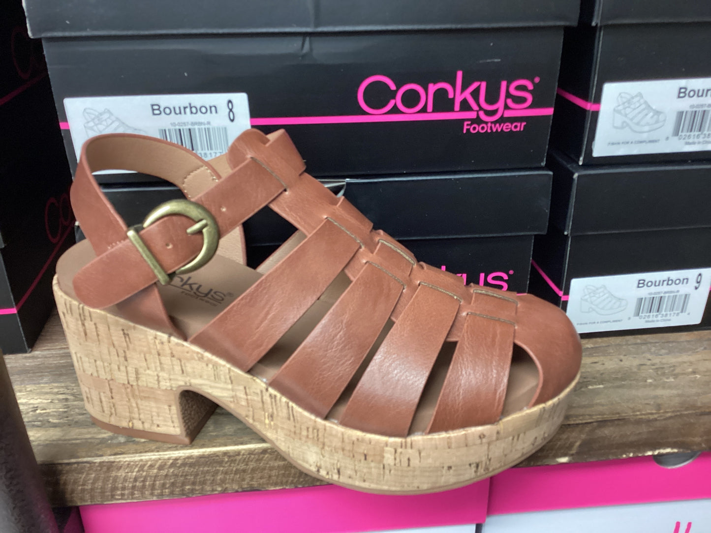 Corky’s Footwear Fishin’ For A Compliment-Bourbon