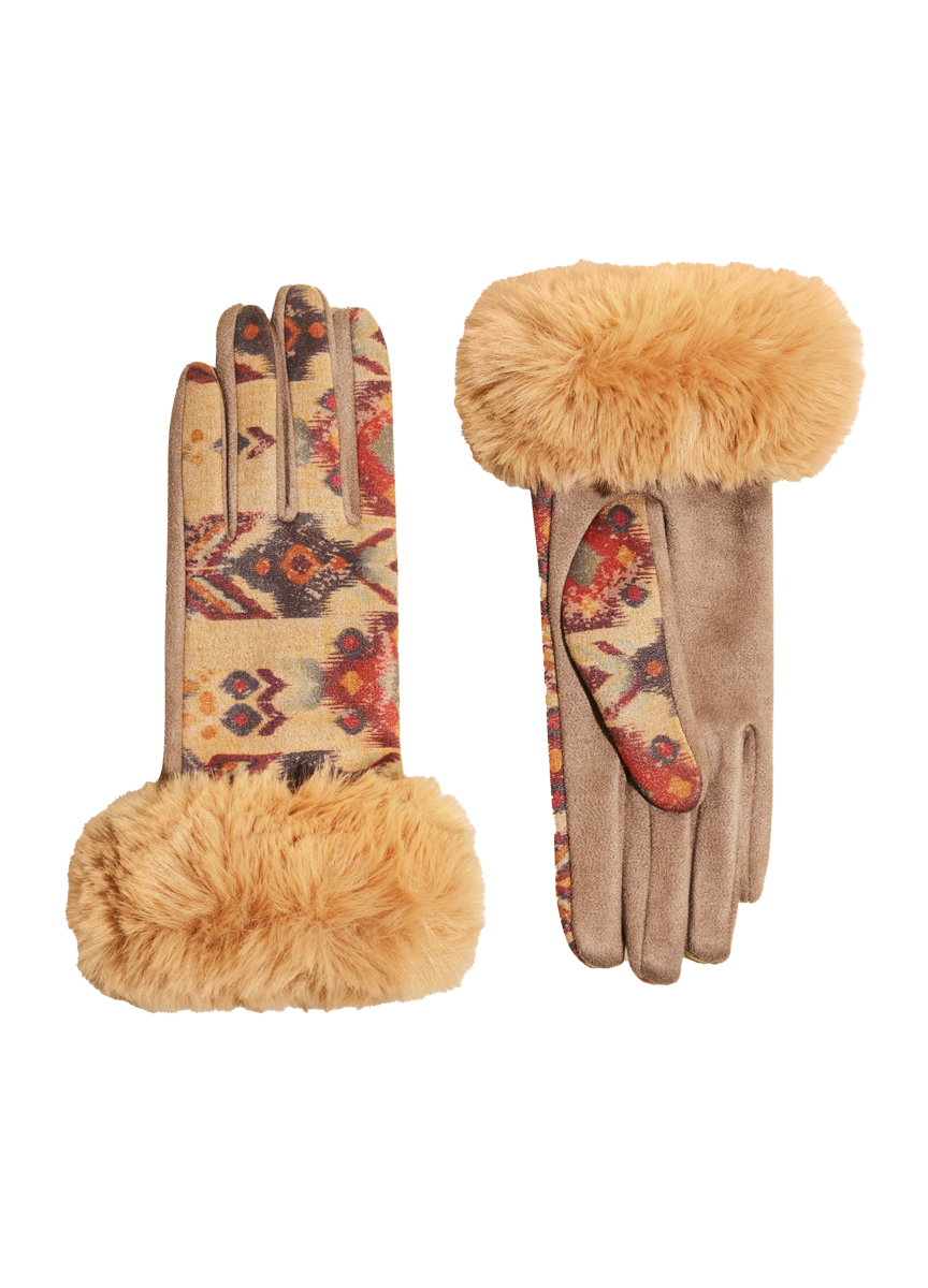 Powder Design inc - US - Bernadette Gloves - Warm Ikat