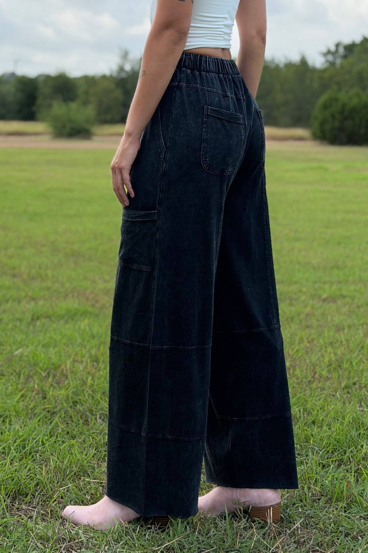Addy & Me Apparel LLC - Mia Lounge Cargo Pants: S