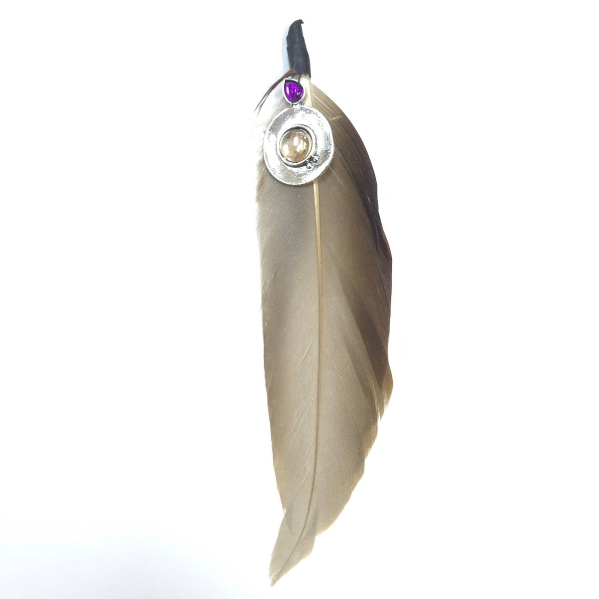 Greater Goods Imports- HT0084 GH1221 FEATHER: WHITE