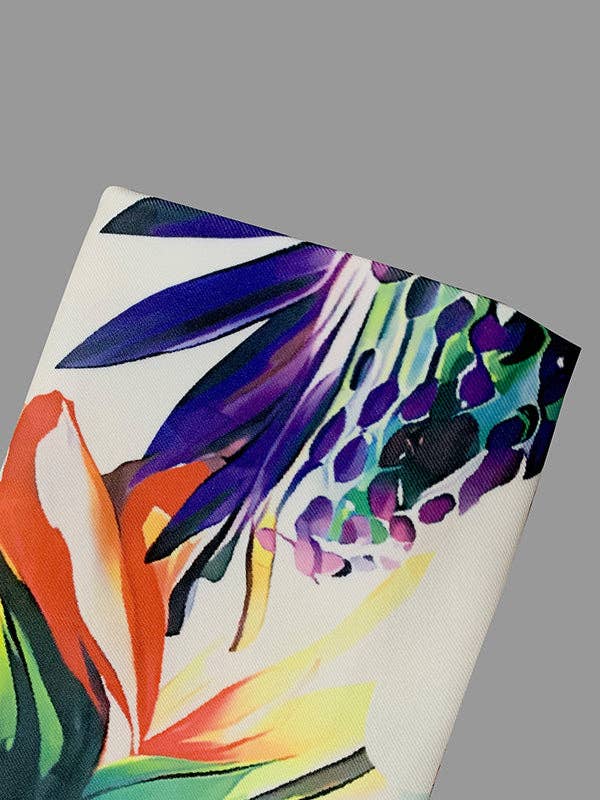 UZ Wholesale Store - Long Sleeves Floral Printed Split-Joint Lapel Suit Outerwear: COLORFUL / S