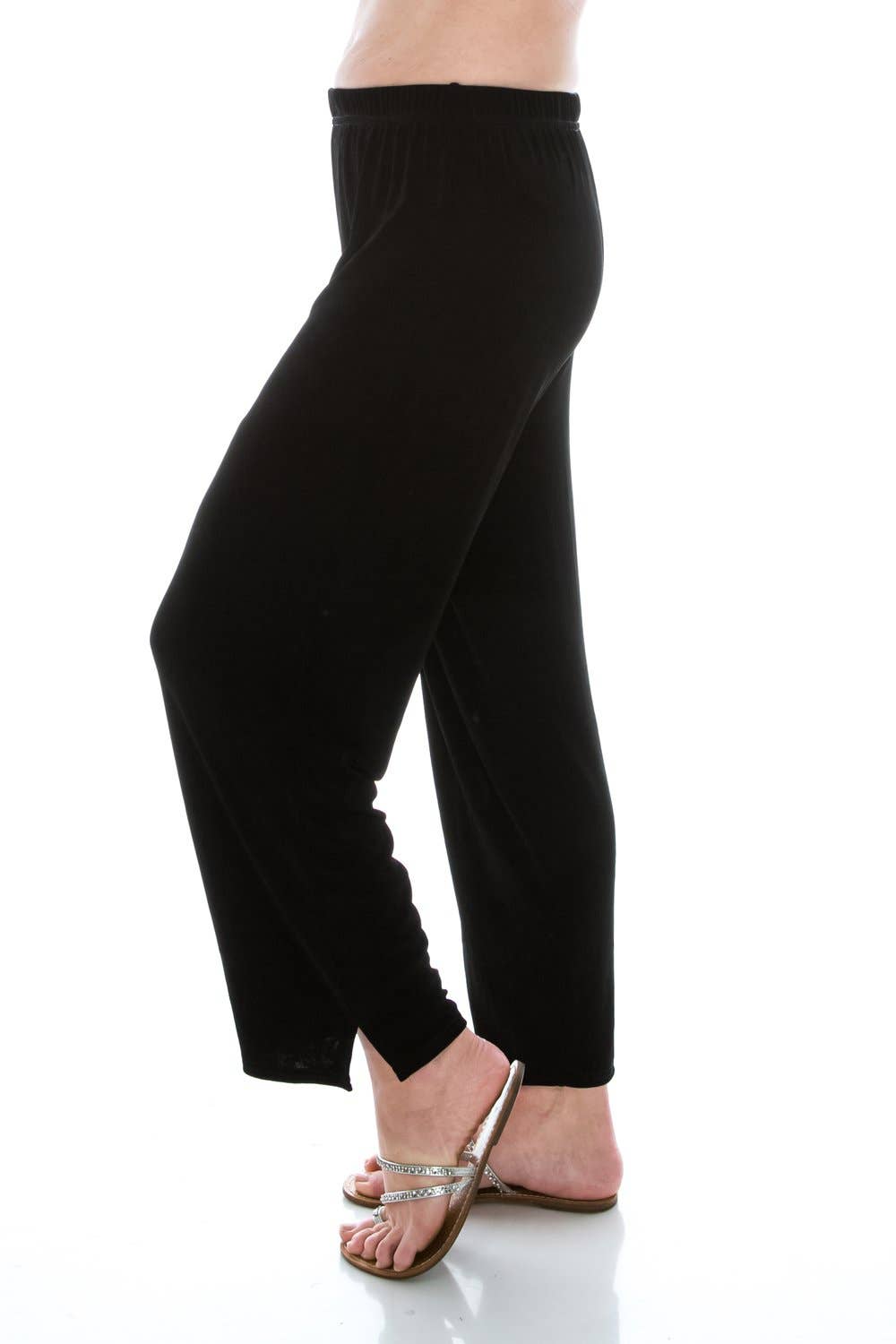 Jostar - Acetate Ankle Length Pants - 5001AY-ARS1: Ivory