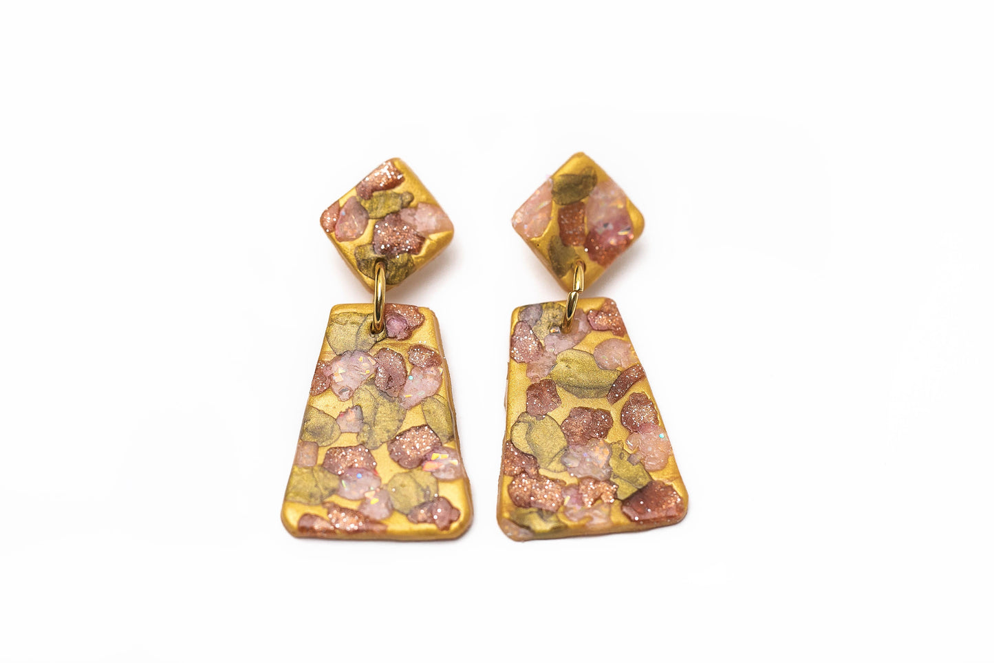 Hidden Truth Jewelry - Gold, Rose Gold, Bronze & Opal Double Dangles