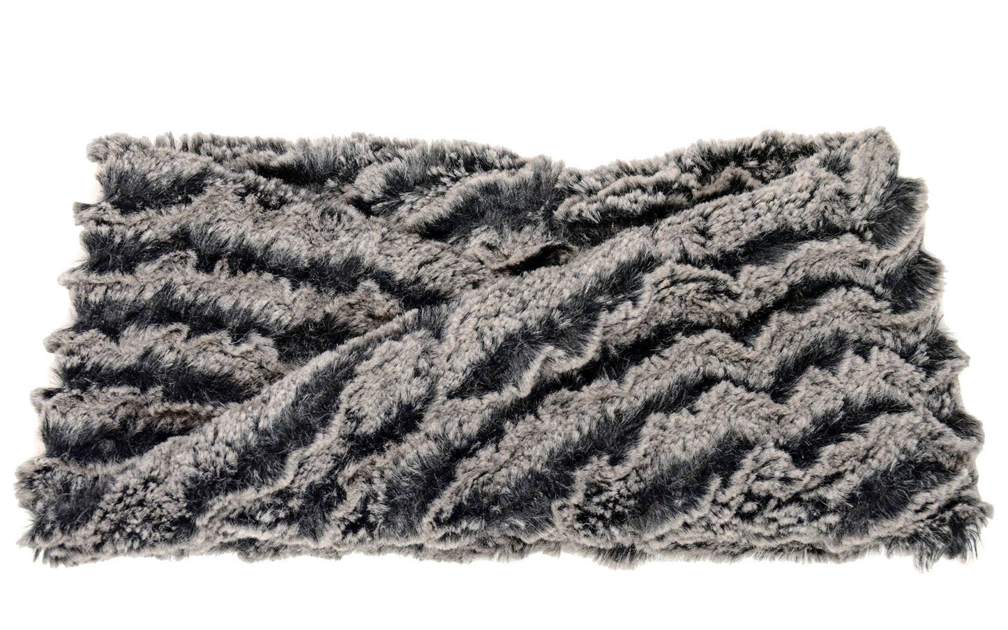 Headband: Faux Fur 100% Polyester / Headband with Twist / Red Fox