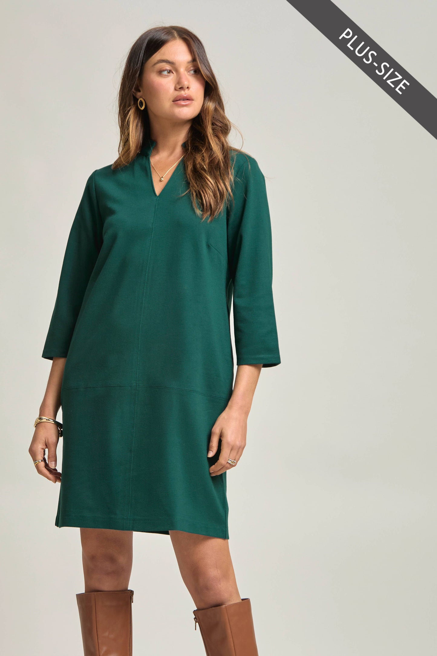 Dear Scarlett - PLUS SIZE Magic  A-Line Dress: Red