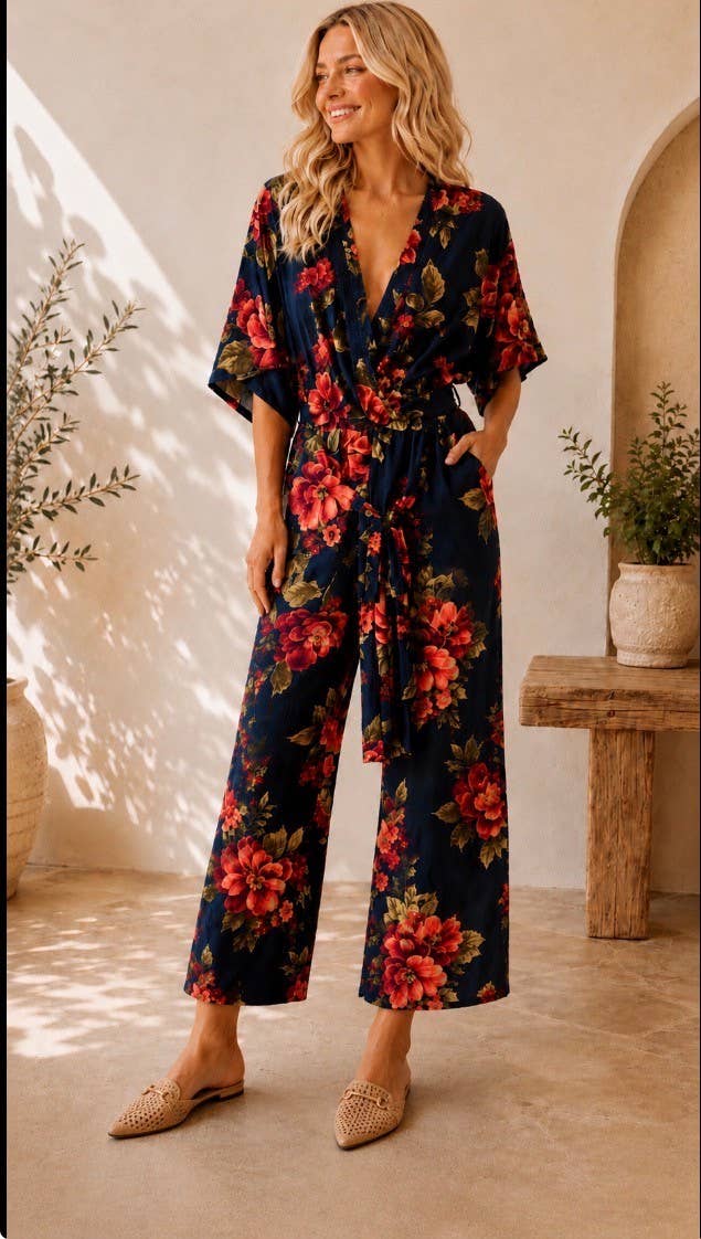 Chris & Carol Apparel - 211669JS-BLOW OUT: NAVY / L