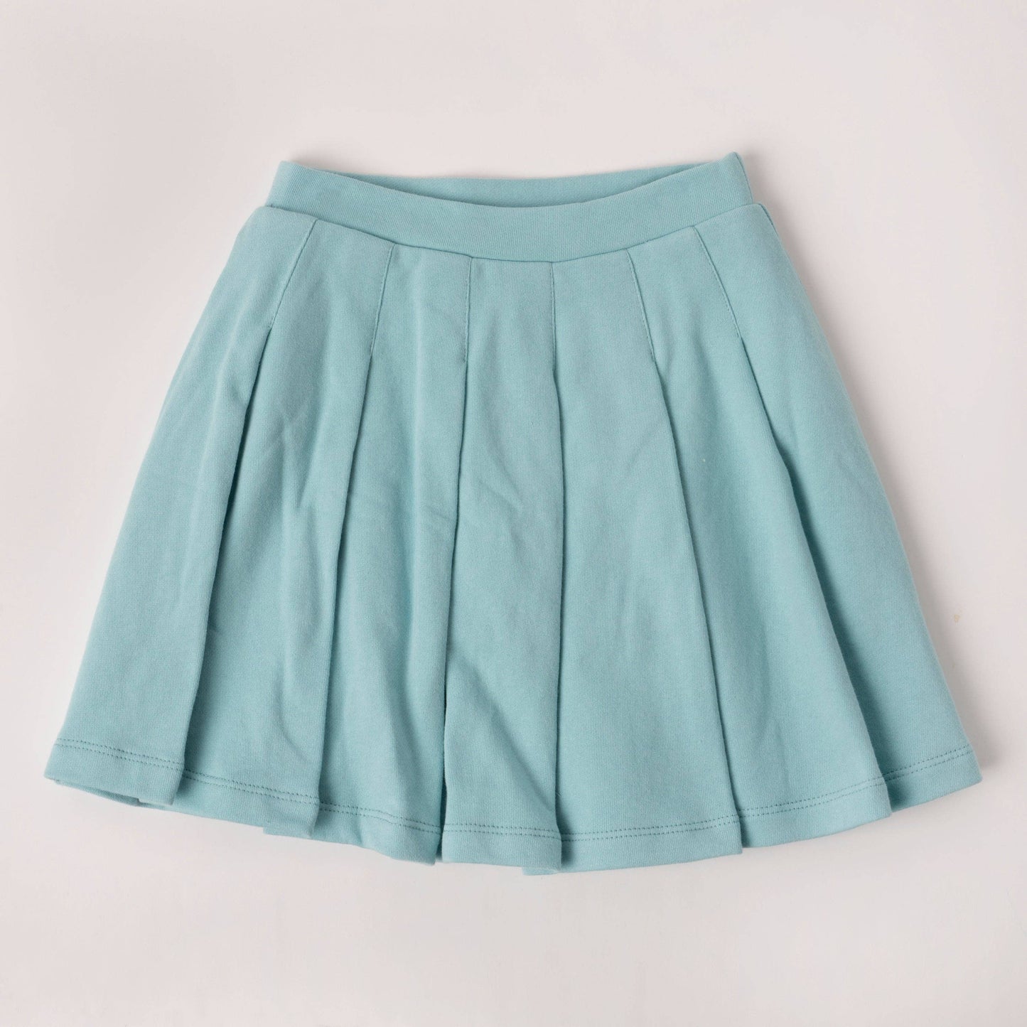 Kidpik - Jessica Pleated Skort: Aqua Haze / S-XXL