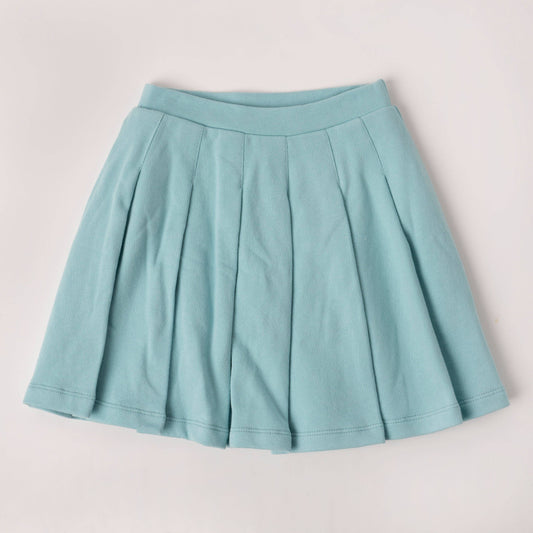 Kidpik - Jessica Pleated Skort: Aqua Haze / S-XXL