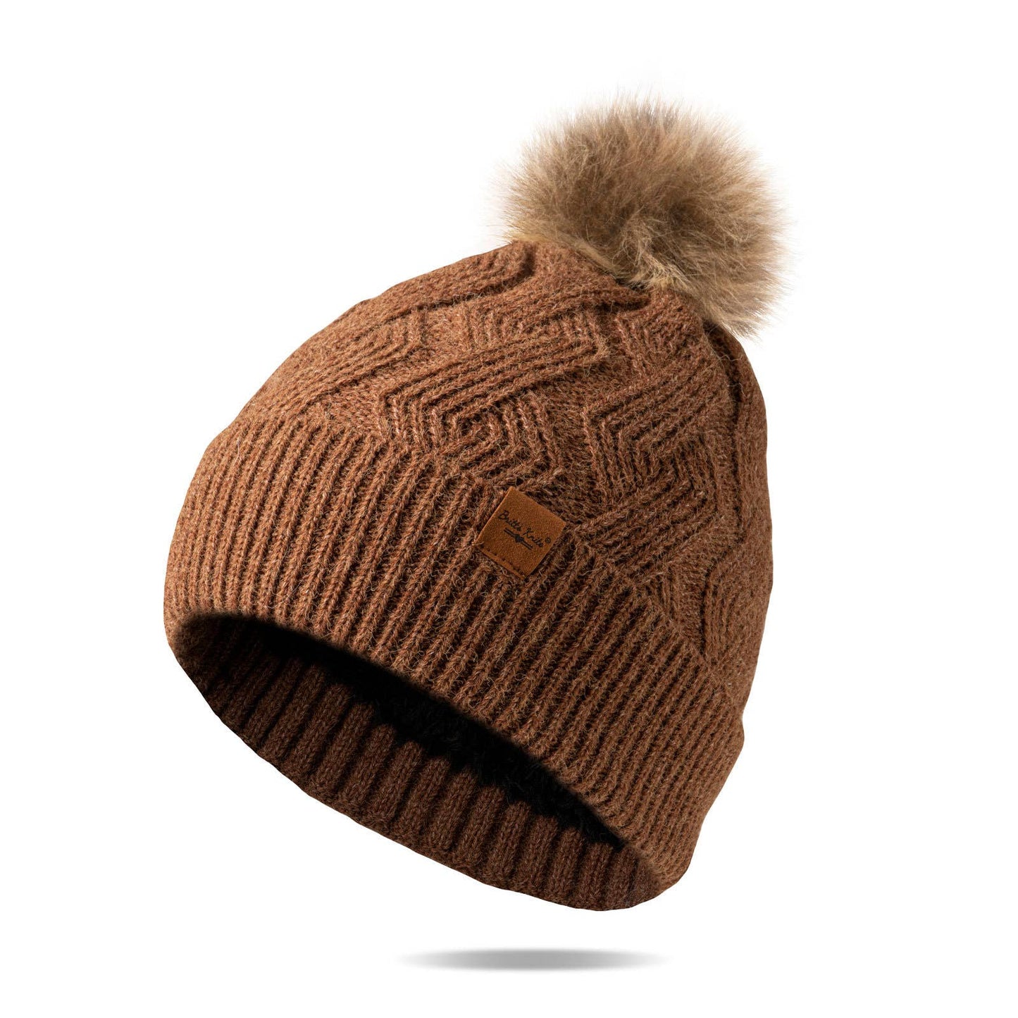 DM Merchandising - Britt's Knits Mainstay Pom Hat Open Stock: Purple