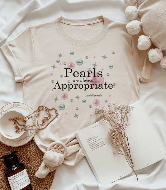 JCoons - Pearls Are Always Appropriate T-Shirt