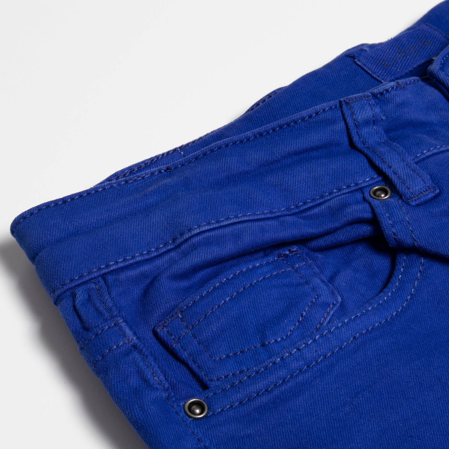 Kidpik - Cuffed Skinny Pant: Aqua Haze / 16