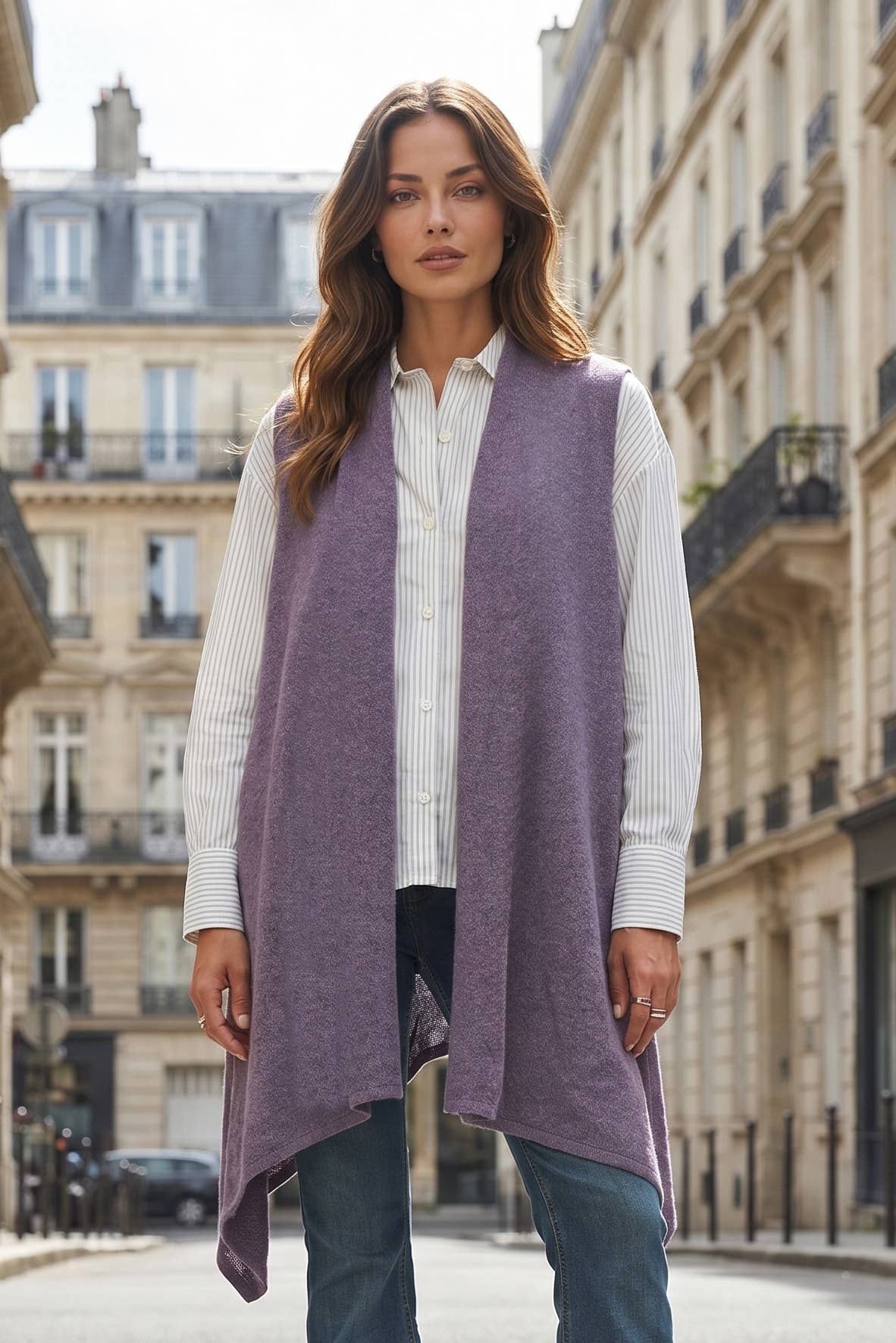 Dear Scarlett - Sleeveless Knit Vest: AVOCADO / S