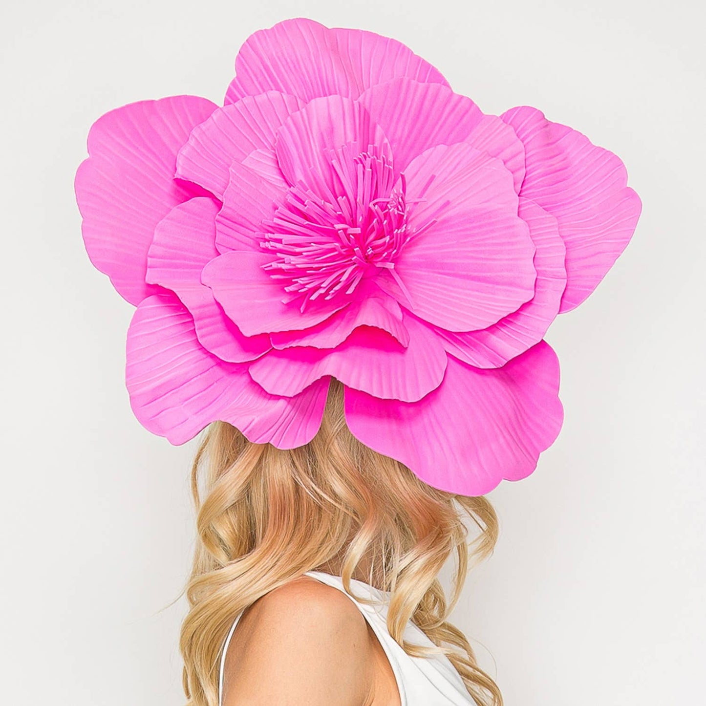 SP Sophia Collection - Lightweight Camellia Flower Fascinator : Yellow