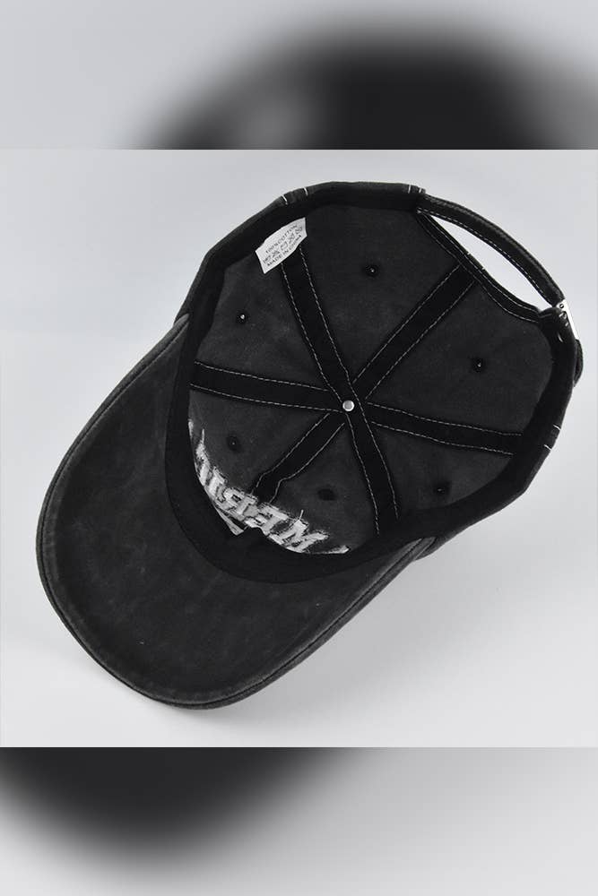 UNISHE - America Flag Embroidered Baseball Cap DXCB327: Navy / One Size