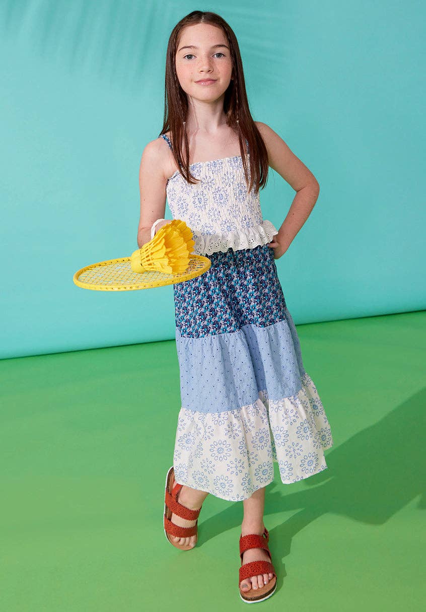 Kidpik - Perforated Sandal: Tan / 2-5 Youth