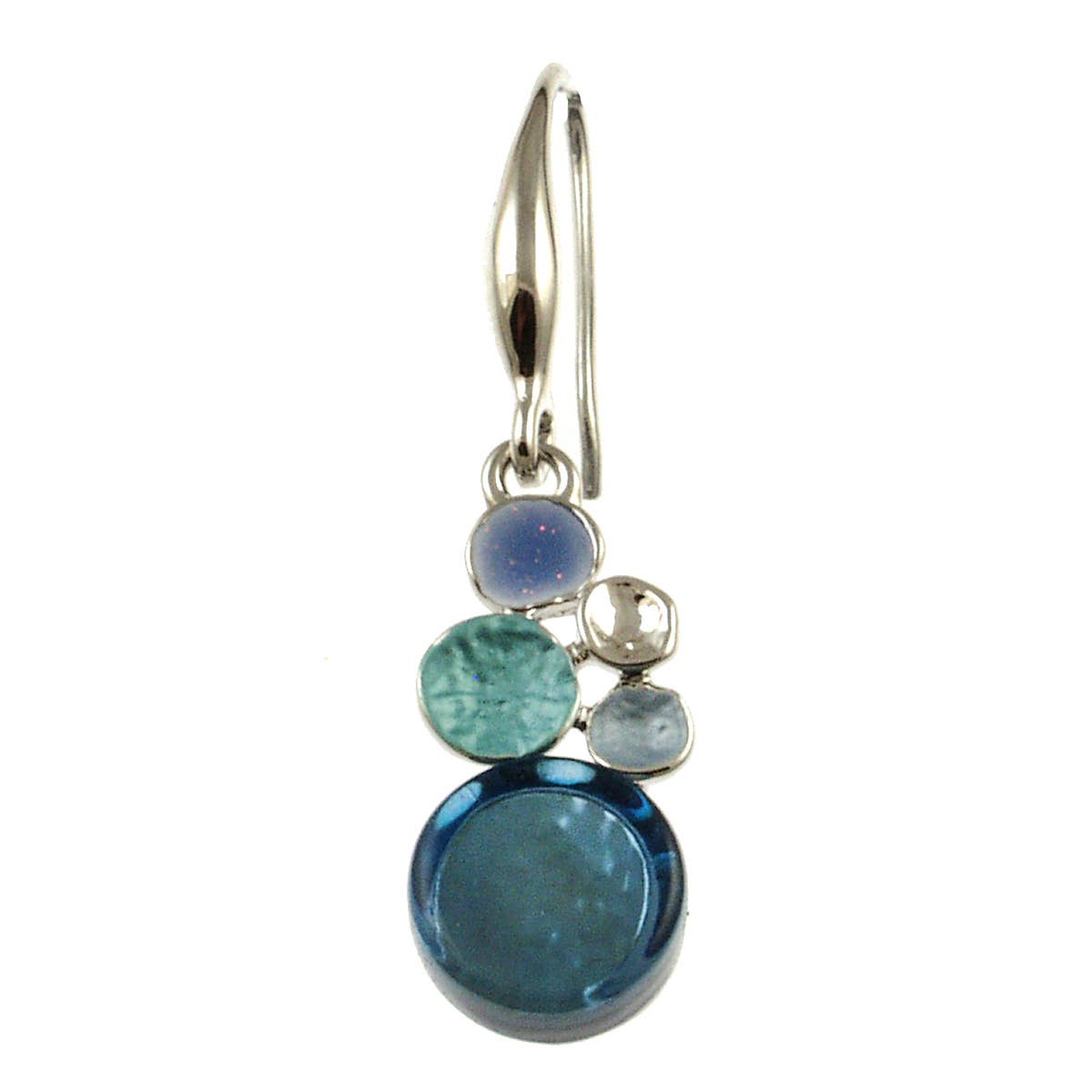 Origin Jewelry - Multi Dot Earring, Two-Tone Shell & Resin: Light