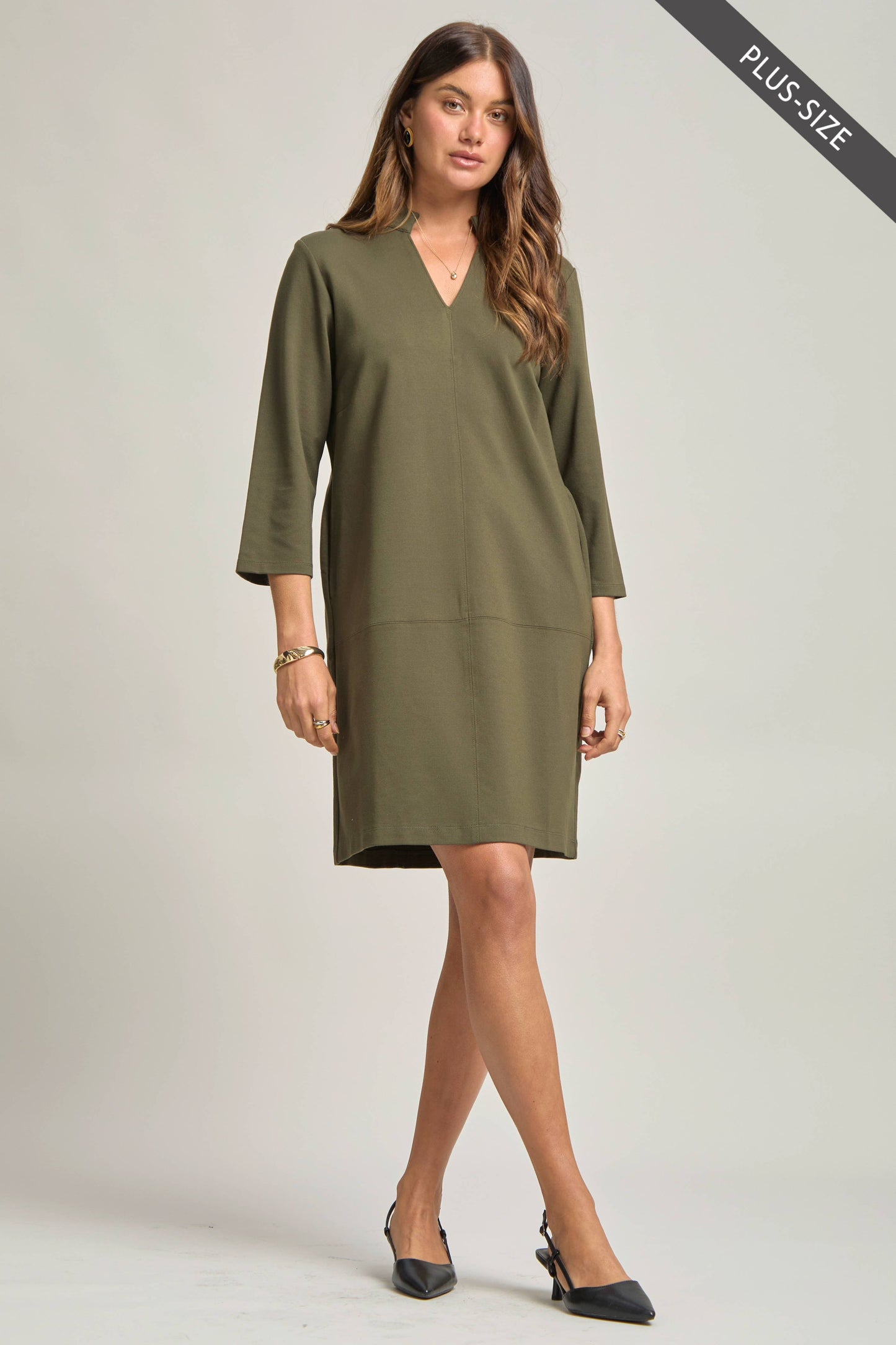 Dear Scarlett - PLUS SIZE Magic  A-Line Dress: Red