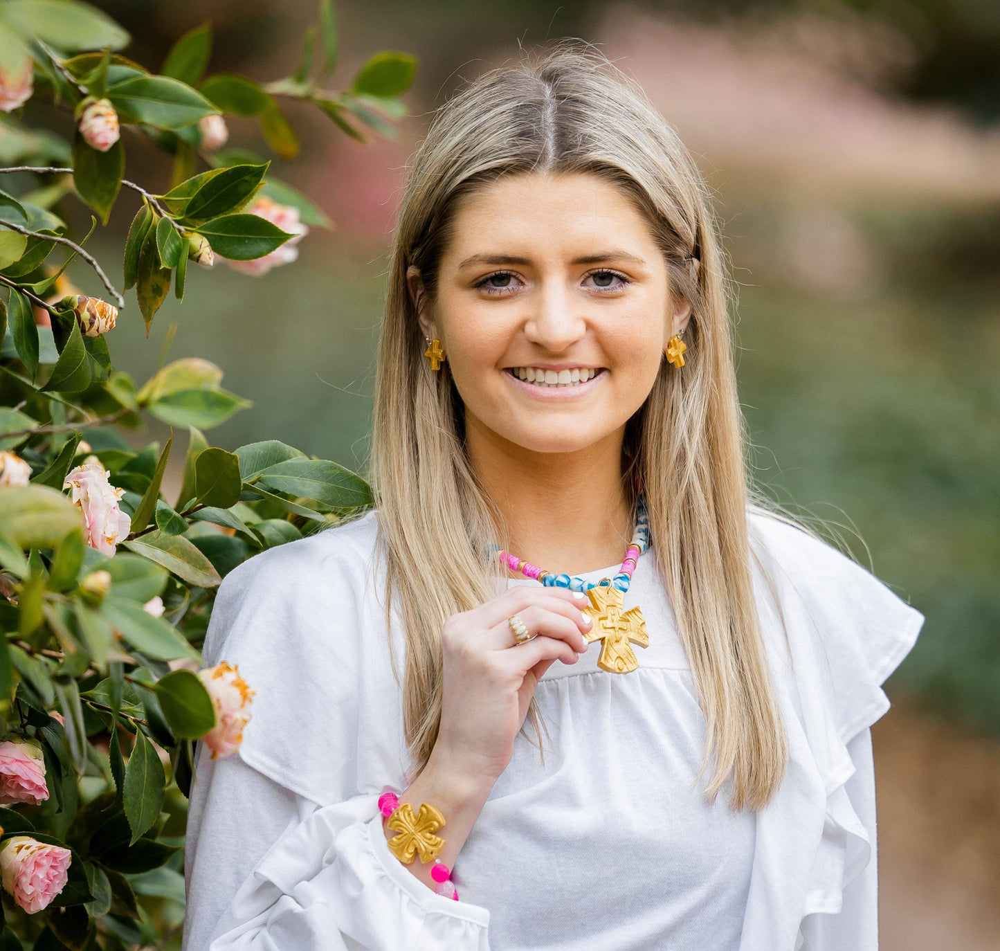 Hidden Truth Jewelry - Piper Cross Studs