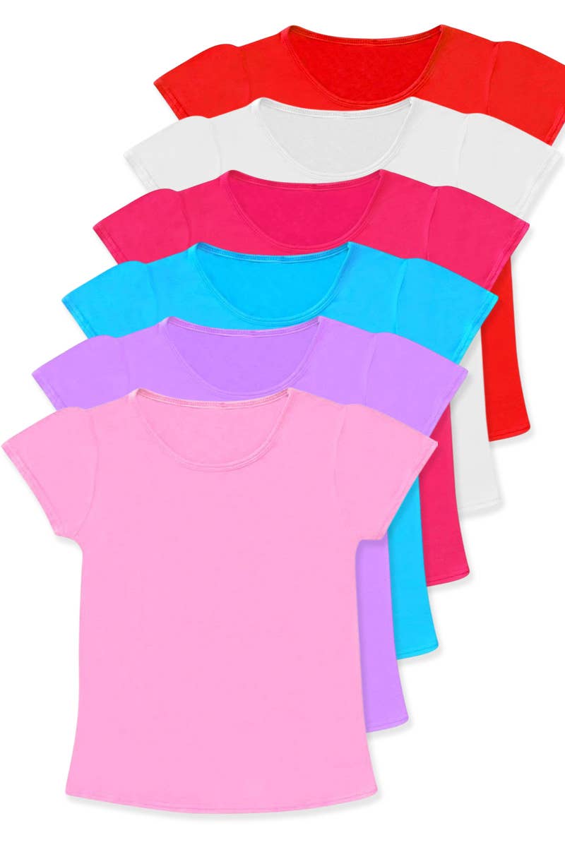 Cutie Patootie Clothing - Girl's Softie Knit Scoop Neck Tee: Light Pink
