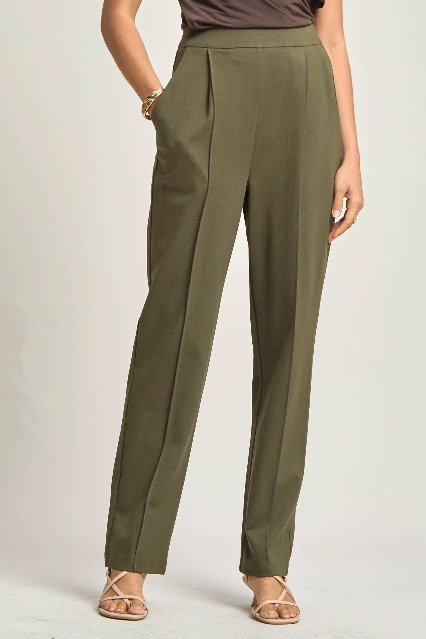 Dear Scarlett - Magic High-Rise Barrel Pants: Black / XL