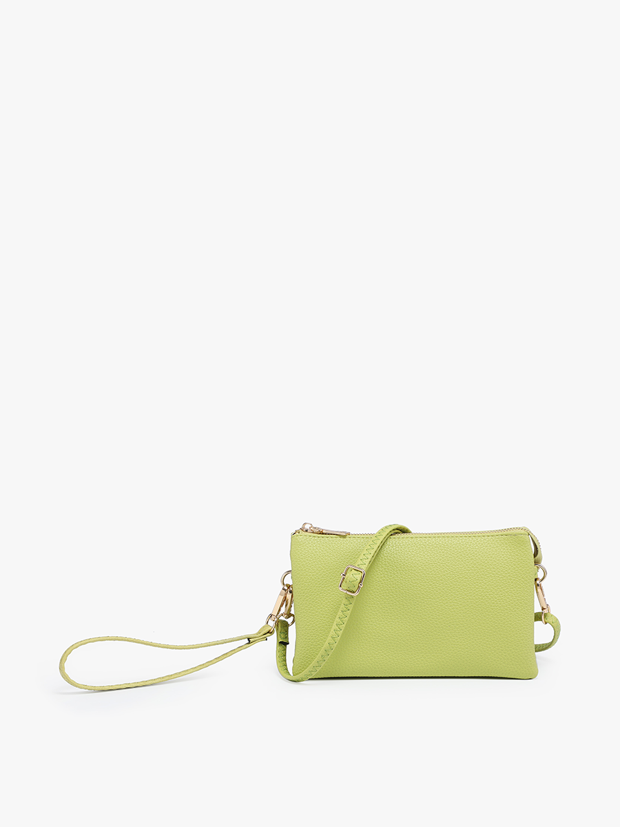 Jen & Co. - M013 Riley Monogrammable 3 Compartment Crossbody/Wristlet: Camo