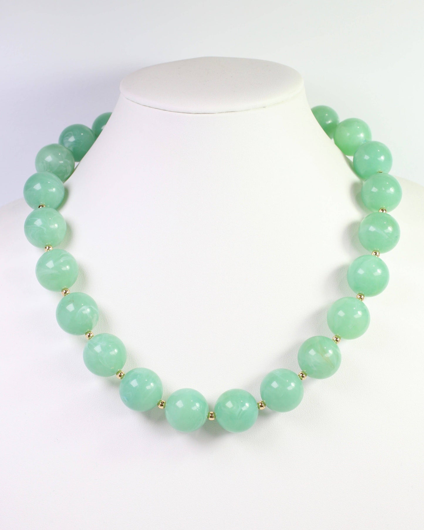Caroline Hill - Tarrytown Marble Beaded Necklace Mint: Default