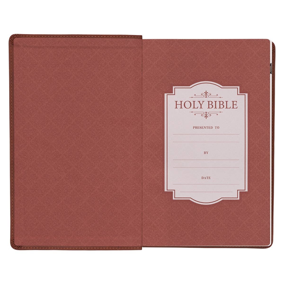Christian Art Gifts - KJV Bible Giant Print Standard-size Faux Leather, Saddle Tan