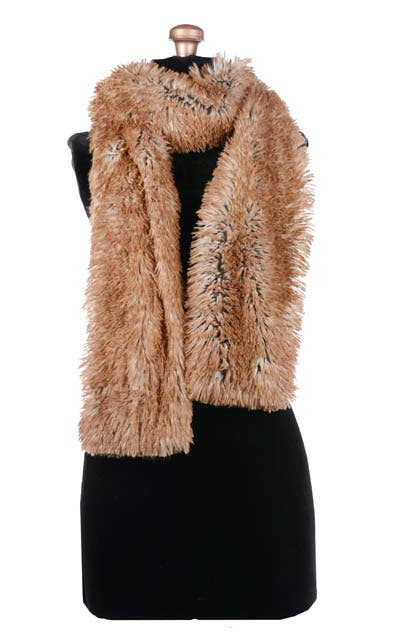 Classic Scarf: Faux Fur 100% Polyester / Classic Scarf / Carpathian Lynx