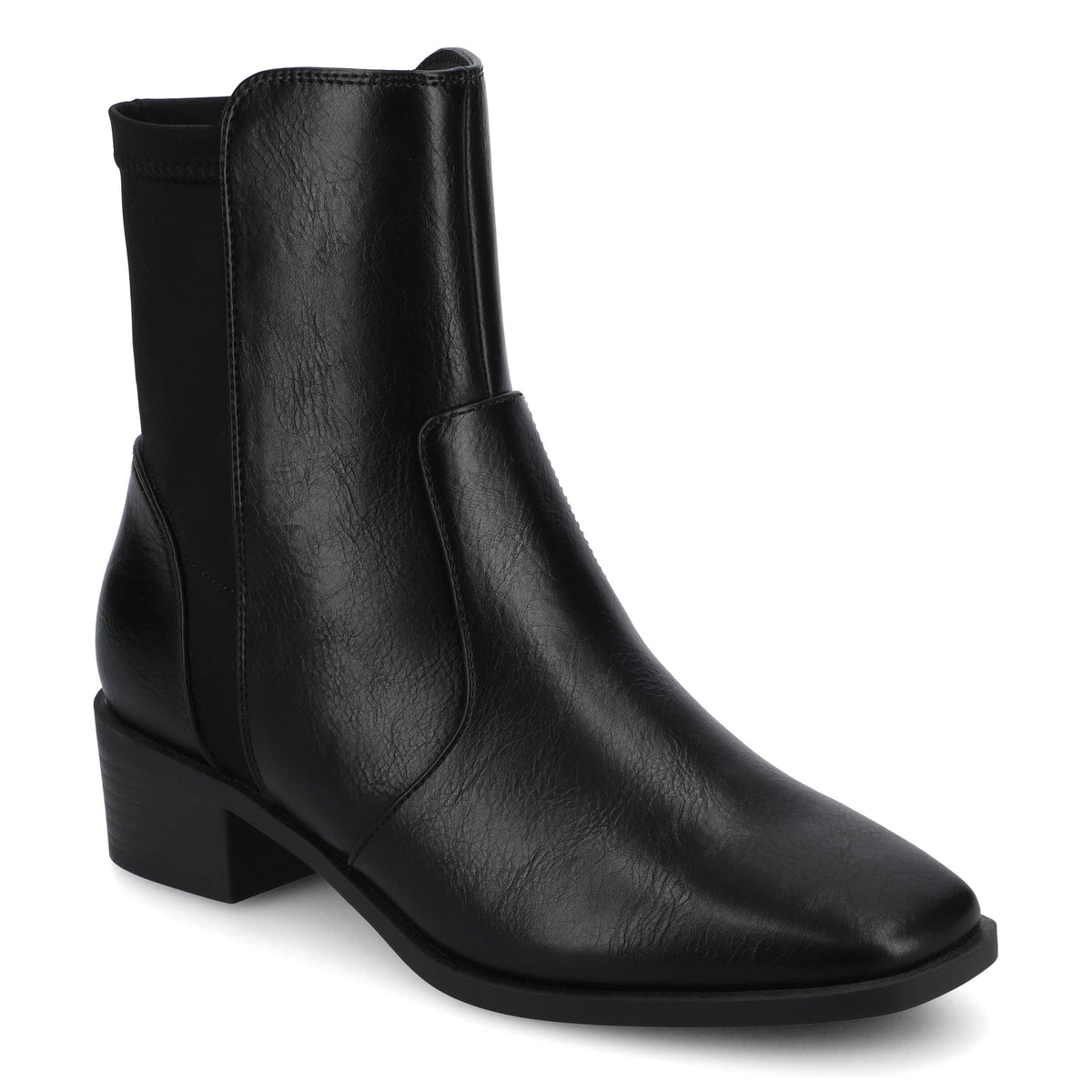 Journee - Journee Womens Renna Wide-Width Chelsea Boots: Black Suede / 9.5