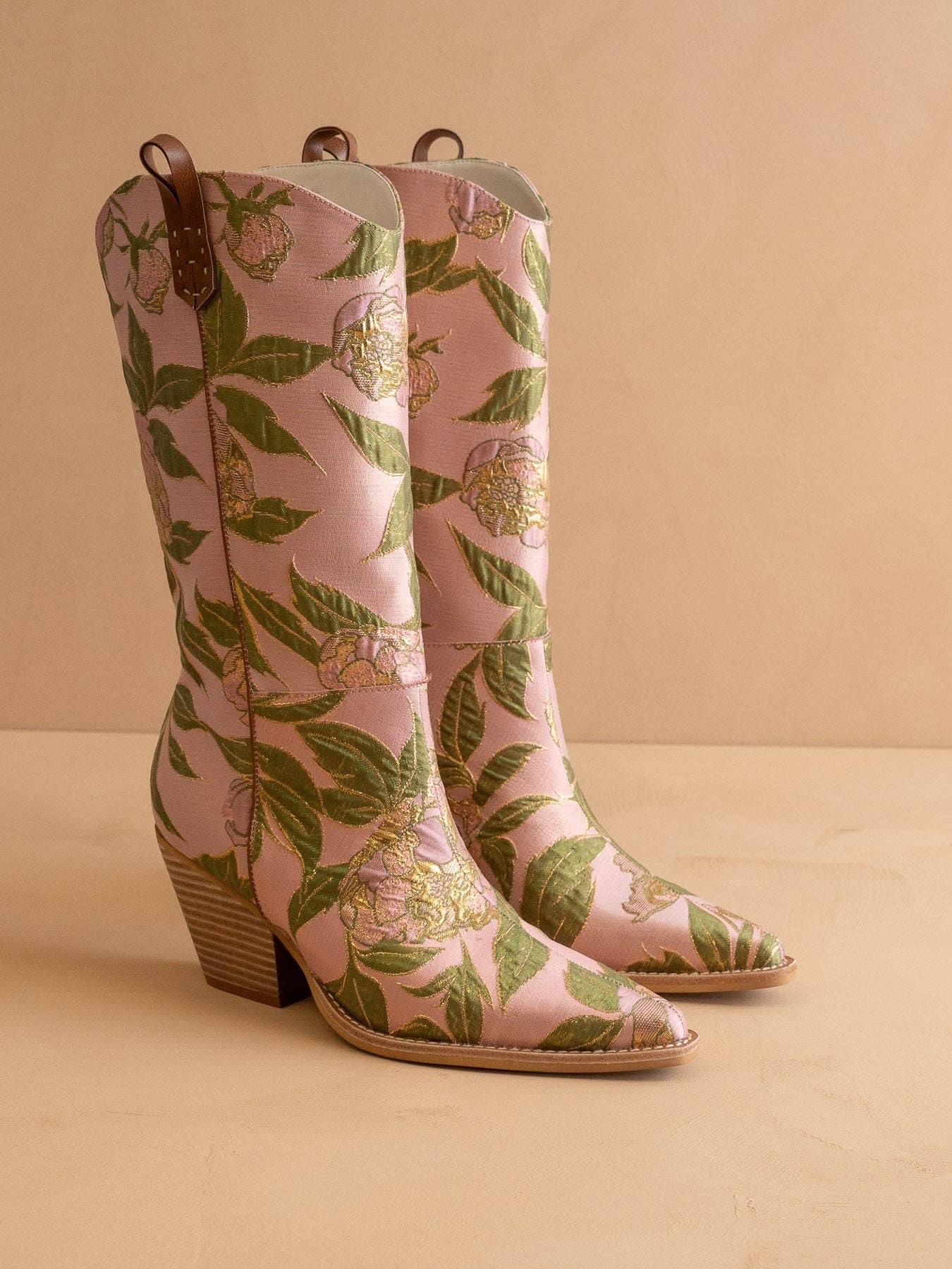 OASIS SOCIETY - The Tesha | Rose Garden Floral Cowboy Boot: ROSE GARDEN / 6.5