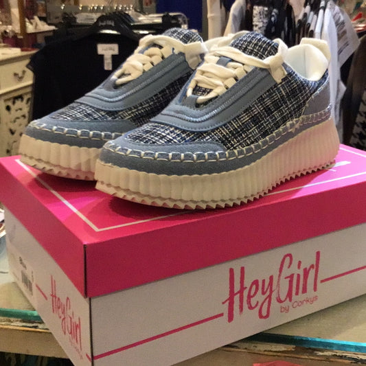 HeyGirl by Corky’s Blue Adventure Tennis Shoe