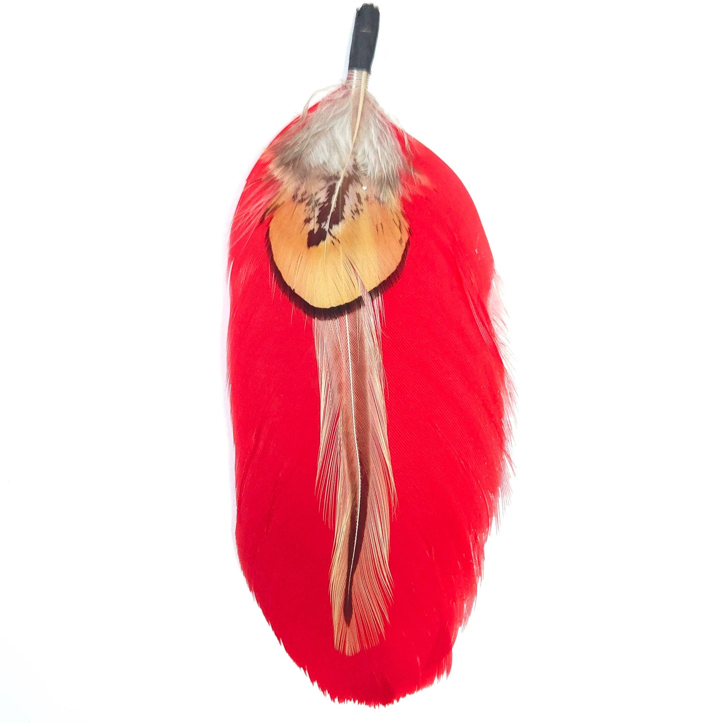 Greater Goods Imports- HT0080 GH1217 FEATHER: RED