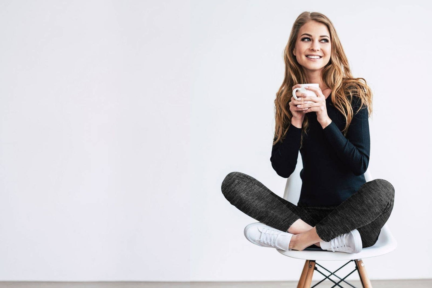 DM Merchandising - Britt's Knits Fleece Lined Leggings Open Stock: Navy / Small/ Medium
