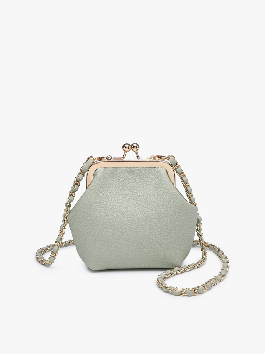 Jen & Co. - CP2338 Cleo Coin Pouch Crossbody: Pearl