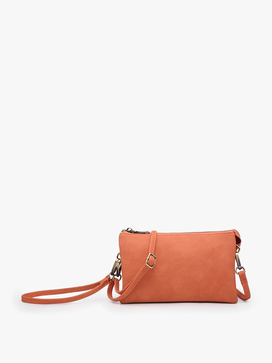 Jen & Co. - M013 Riley Monogrammable 3 Compartment Crossbody/Wristlet: Camo