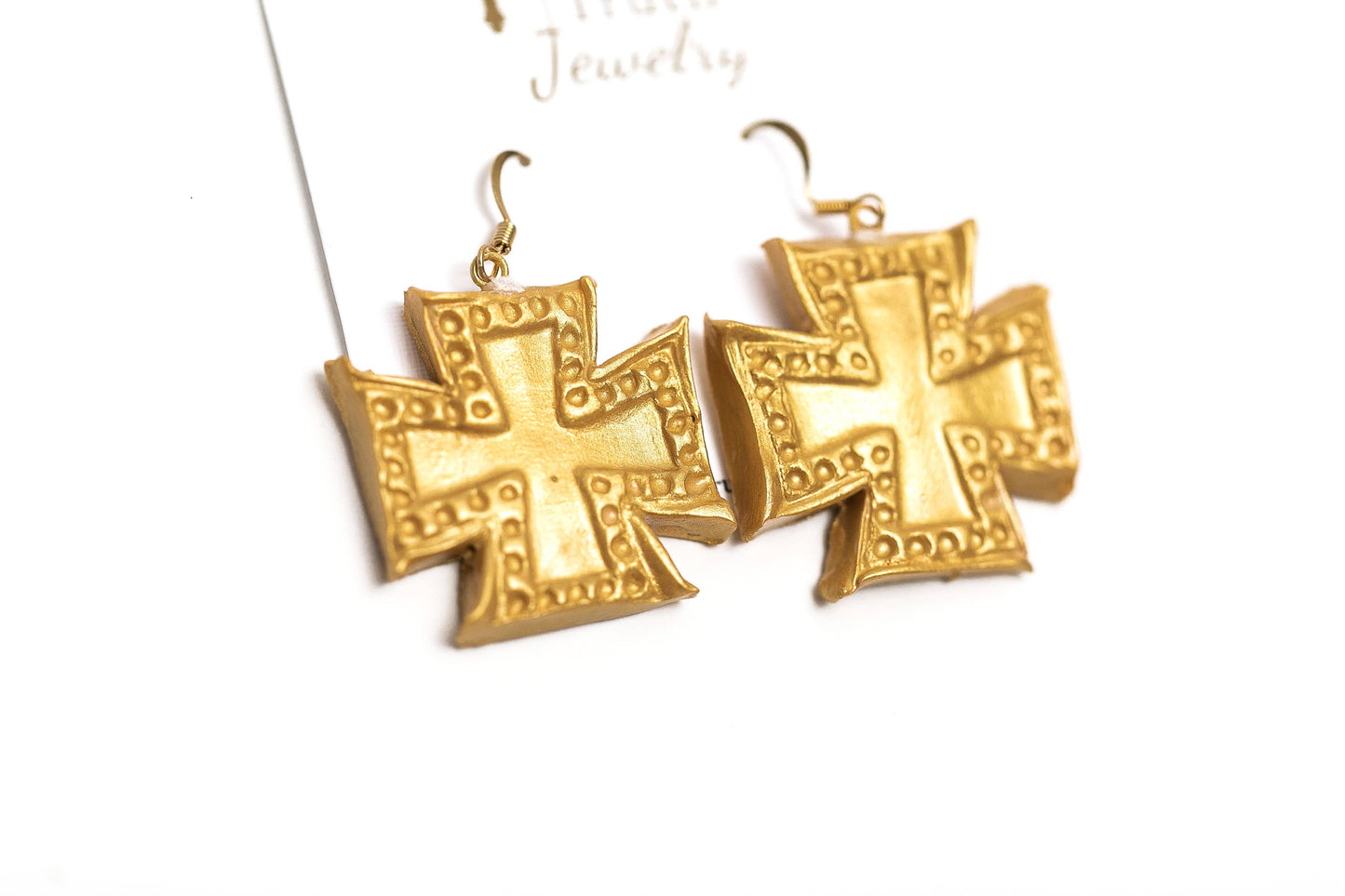 Hidden Truth Jewelry - Elizabeth Cross Dangles Earrings