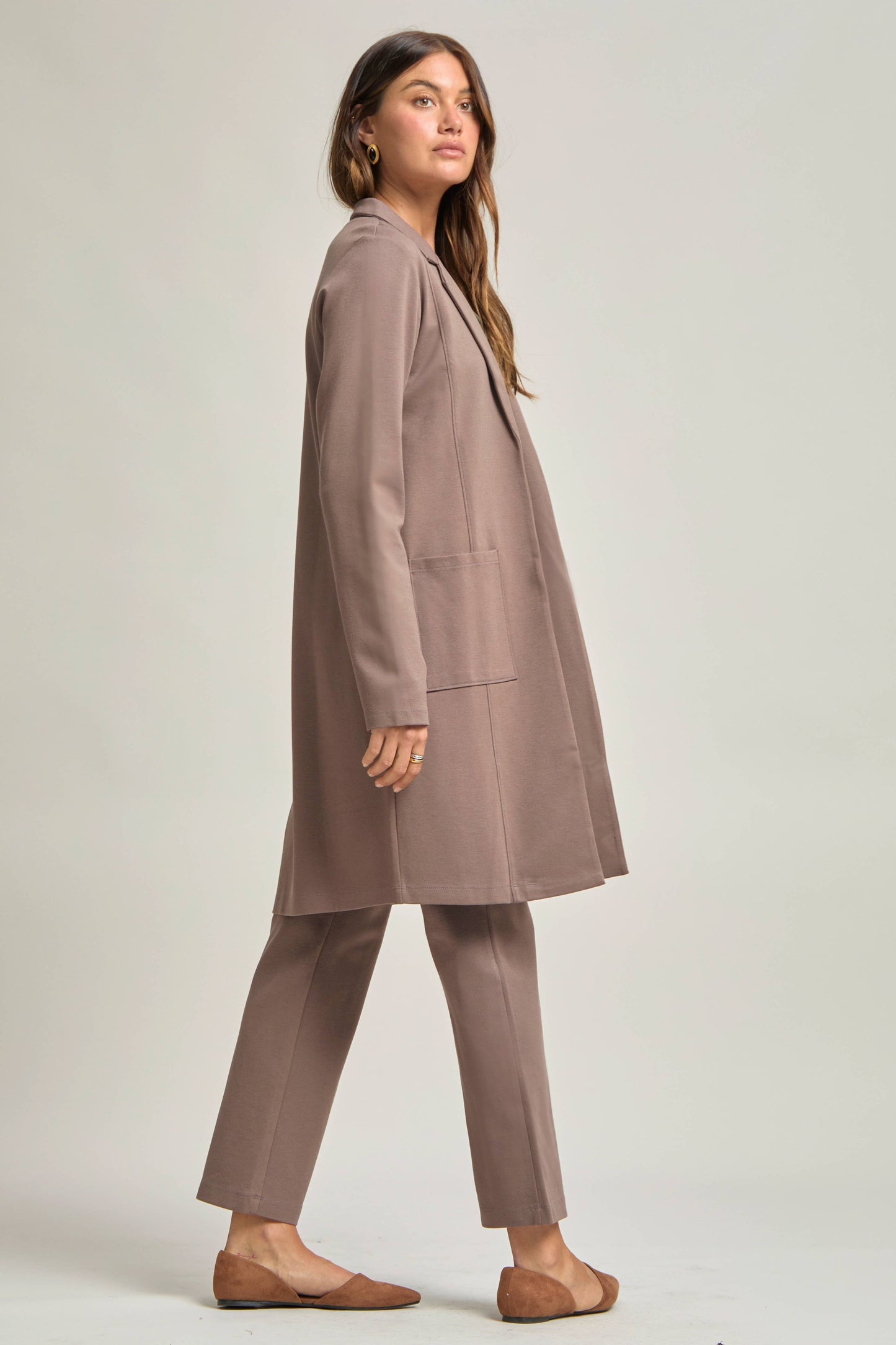 Dear Scarlett - Magic Chic Midi Jacket: Red