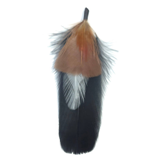 Greater Goods Imports- HT0080 GH1217 FEATHER: BLACK