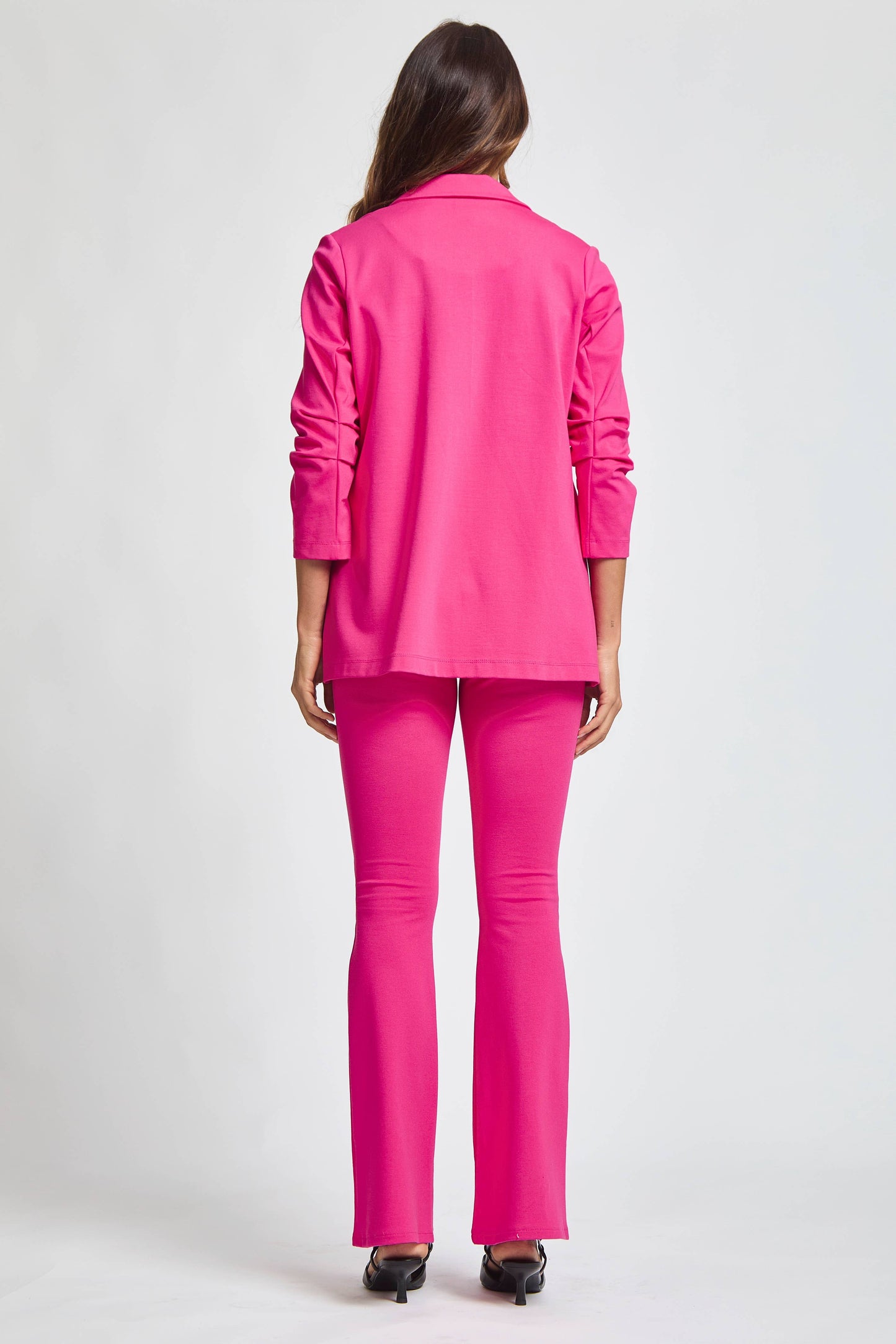 Dear Scarlett -  Magic 3/4 Sleeve Blazer: Black