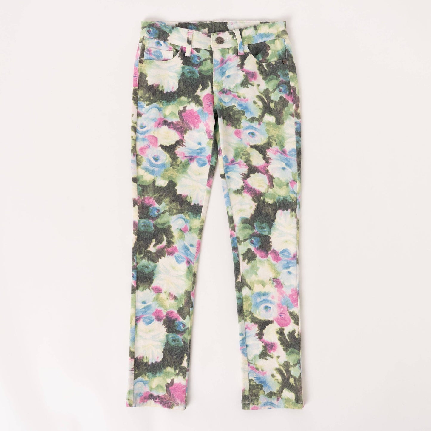 Kidpik - Brushed Floral Super Soft Skinny: Aquarelle / 8