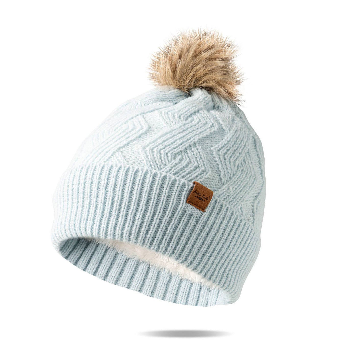 DM Merchandising - Britt's Knits Mainstay Pom Hat Open Stock: Purple