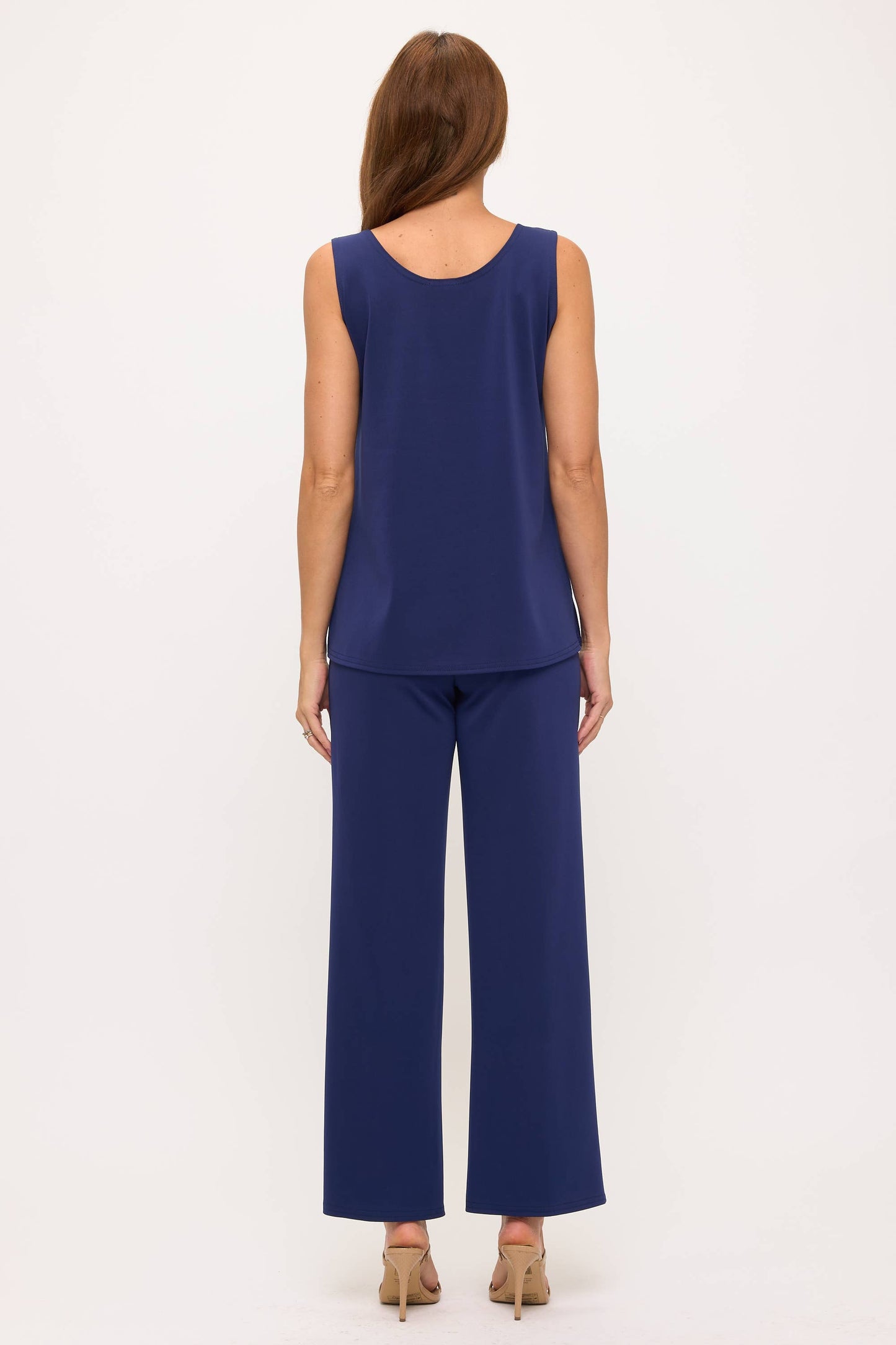 Jostar - Damboru Wide Leg Pants-5042DB-ARS1: Navy