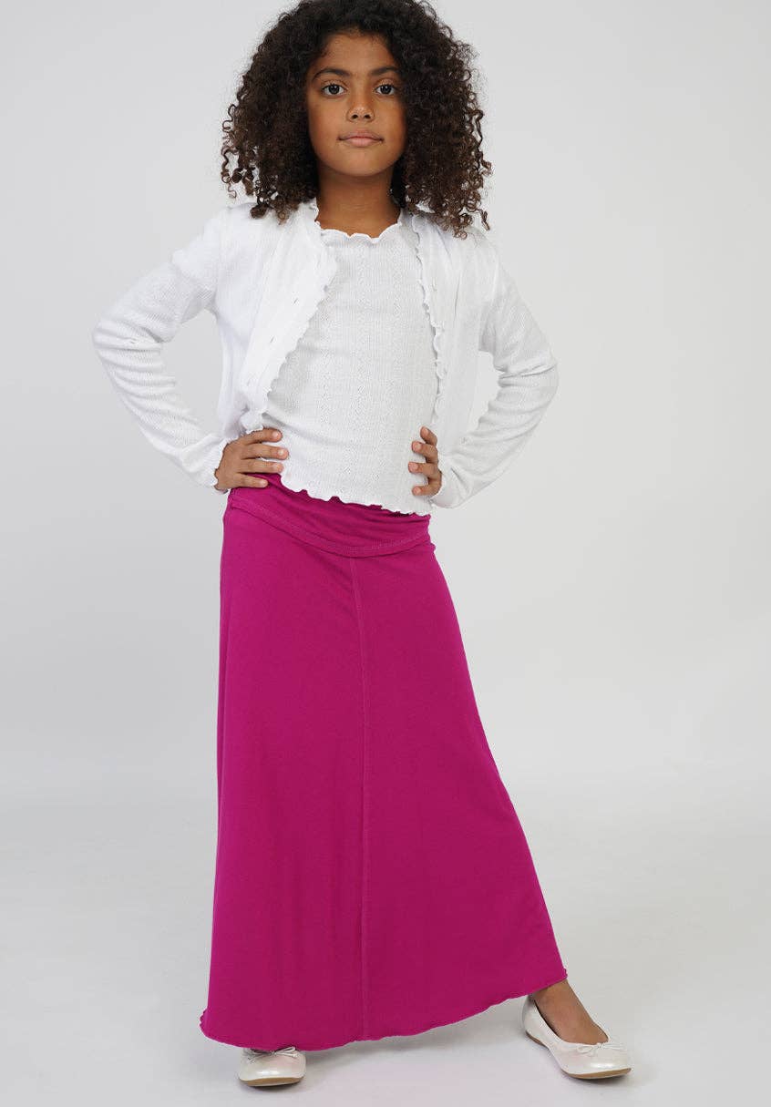 Kidpik - Lettuce Edge Pointelle Cardigan: Powder Blue Girl's size 7-16