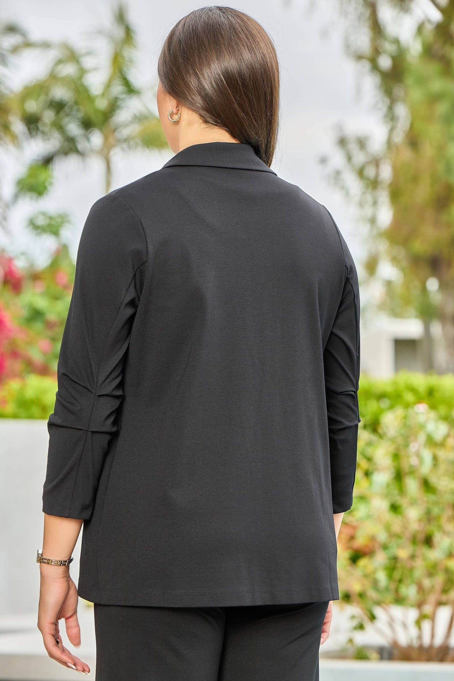 Dear Scarlett - Magic 3/4 Blazer MDS BLAZER: Navy / L