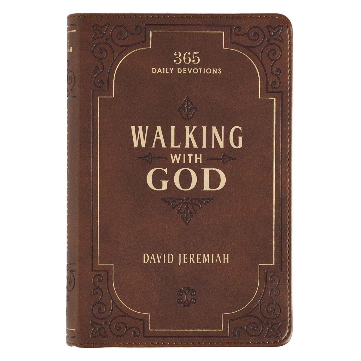 Christian Art Gifts - Devotional Walking with God Faux Leather
