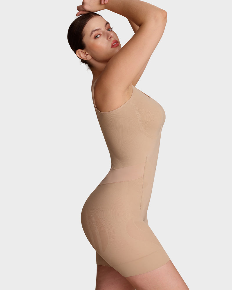 All-in-One Sculpting Bodysuit with Easy-Off Design