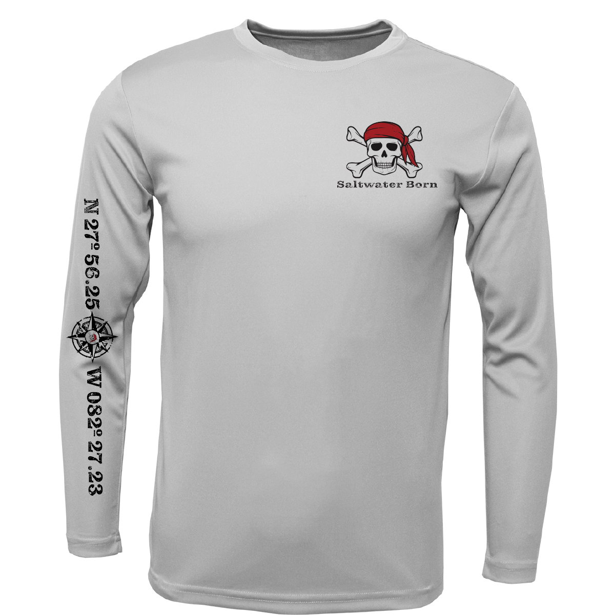 Saltwater Born "All for Rum and Rum for All" Long Sleeve UPF 50+ Dry-Fit Shirt