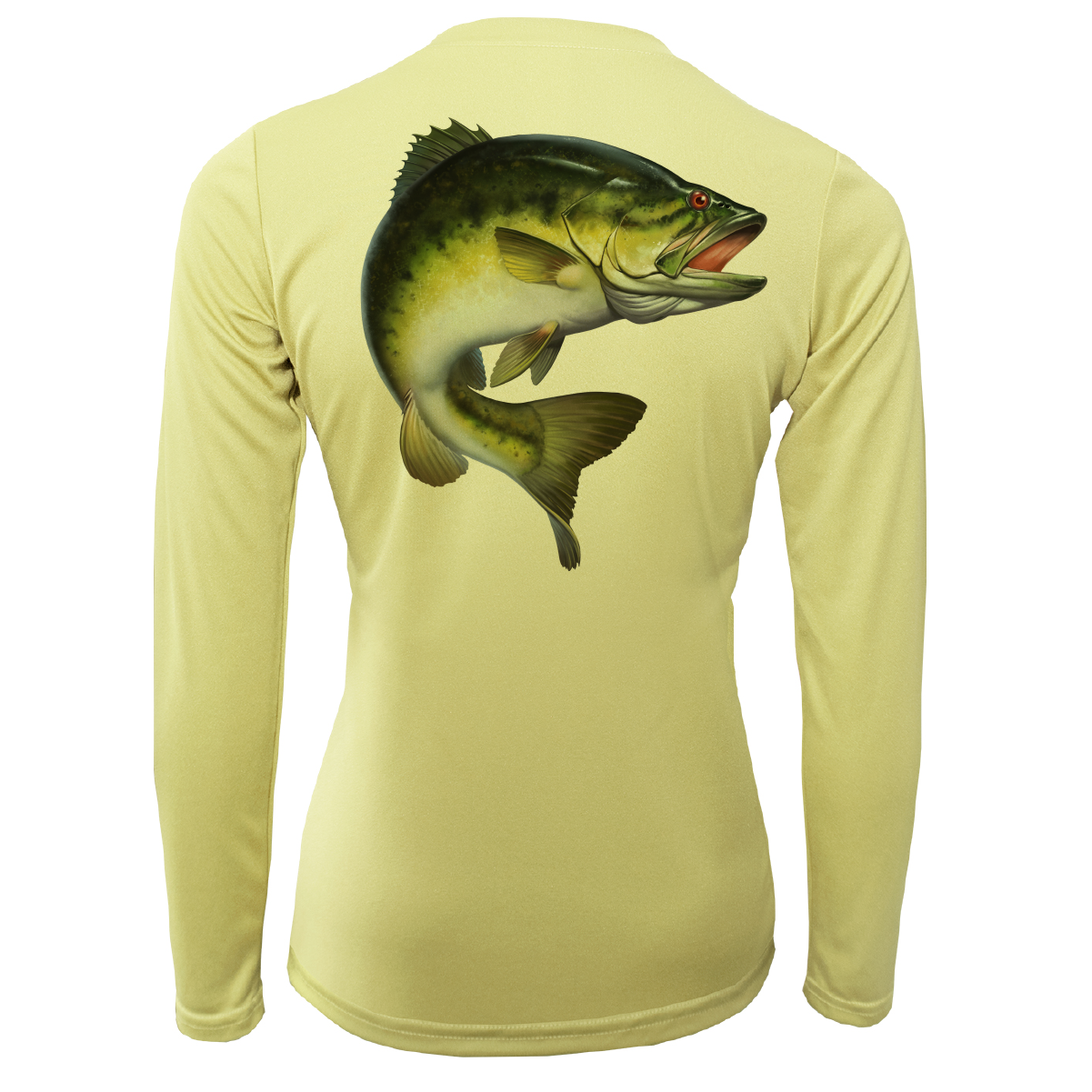 Florida Freshwater Born Largemouth Bass Women's Long Sleeve UPF 50+ Dry-Fit Shirt