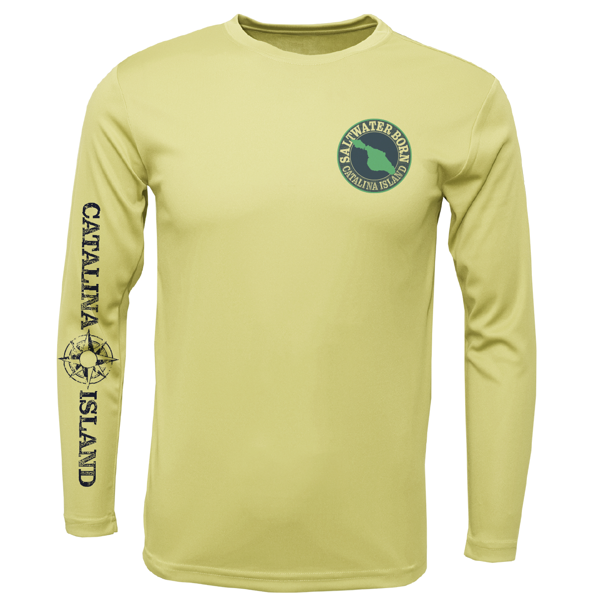 Catalina Island, CA Kraken Men's Long Sleeve UPF 50+ Dry-Fit Shirt