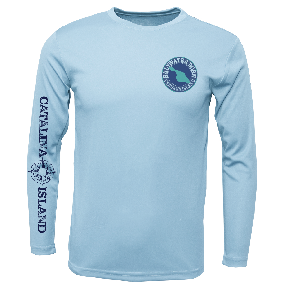 Catalina Island, CA Kraken Men's Long Sleeve UPF 50+ Dry-Fit Shirt